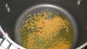 Mustard Seeds in Oil
